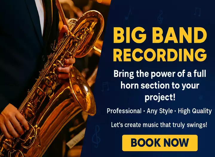 I will record a big band professionally