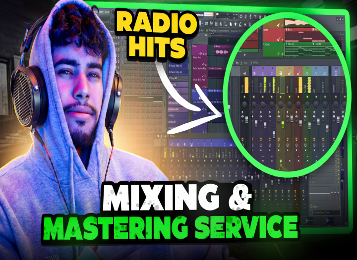 I will mix and master your song as a pro audio engineer in 24h