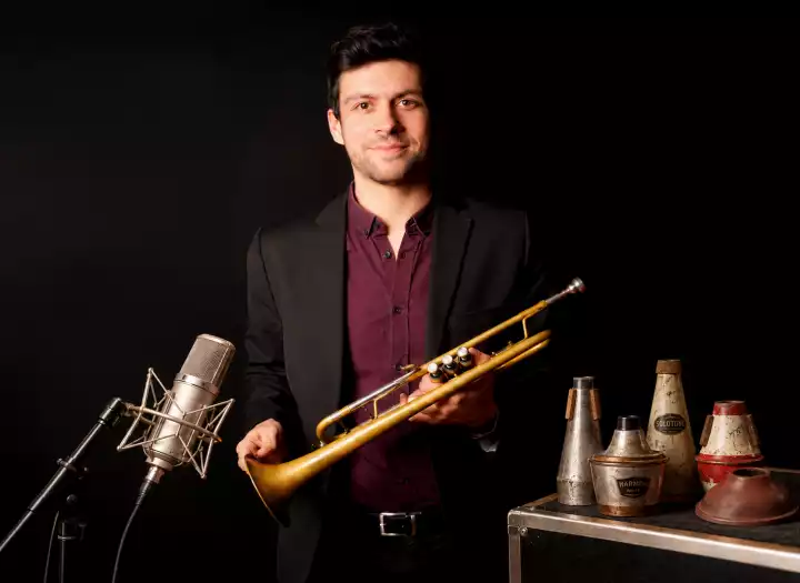 Professional Jazz Trumpet & Cornet Recording - Vintage Tone, Mutes & Expressive Solos