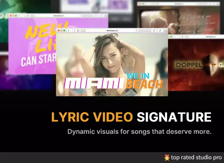 Lyric Video Signature