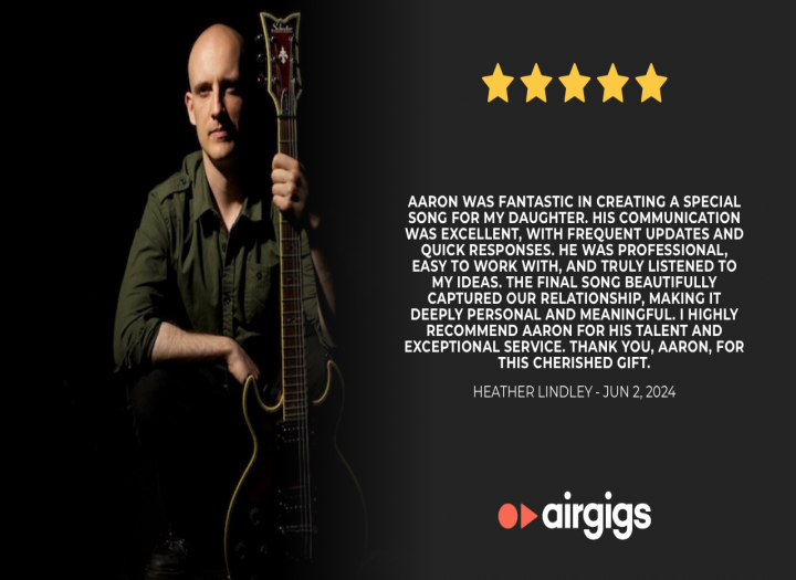 Custom 3 minute Rock/Pop/Singer-Songwriter/Metal Songs In 7 days