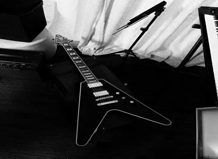 full guitar lead and rhythm stems for a maximum of 5 mins per track