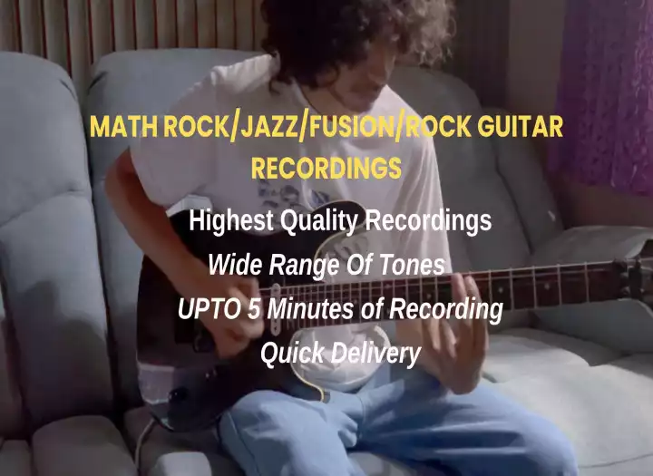 MATH ROCK, FUNK AND ROCK SESSION GUITARIST