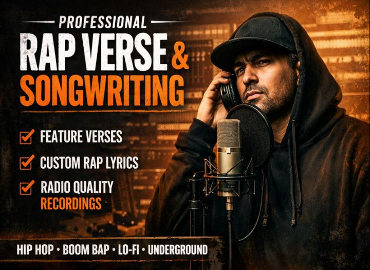 I Will Deliver a High-Quality Rap Feature Verse