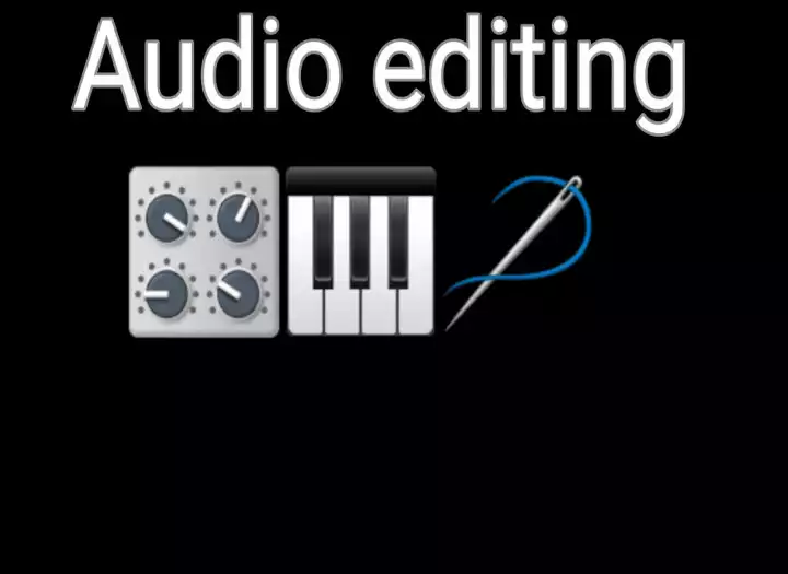 Audio editing
