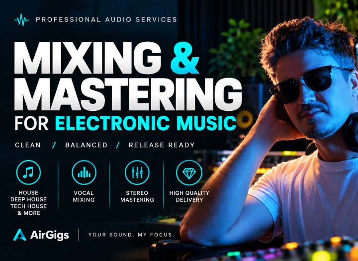 Professional Mixing & Mastering for Your EDM or House Song