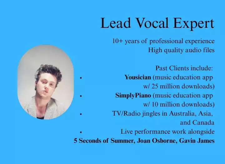 Lead Vocals For Your Song