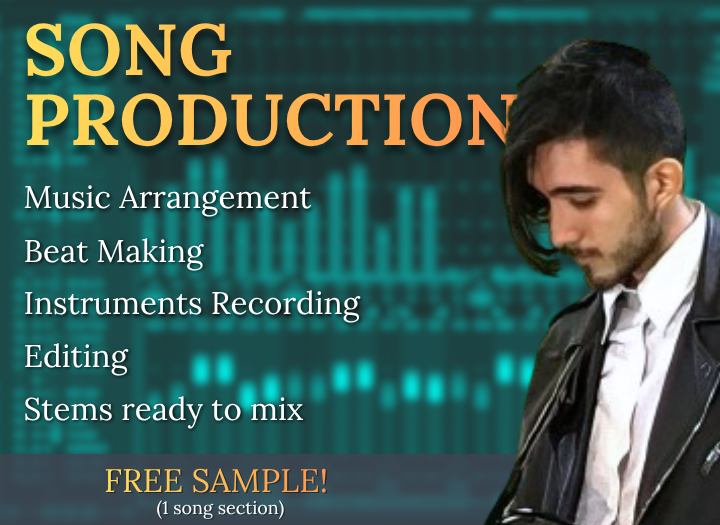 Full Song Production, Mix and Master for Latin Pop, Reggaeton, Urbano, Afrobeat