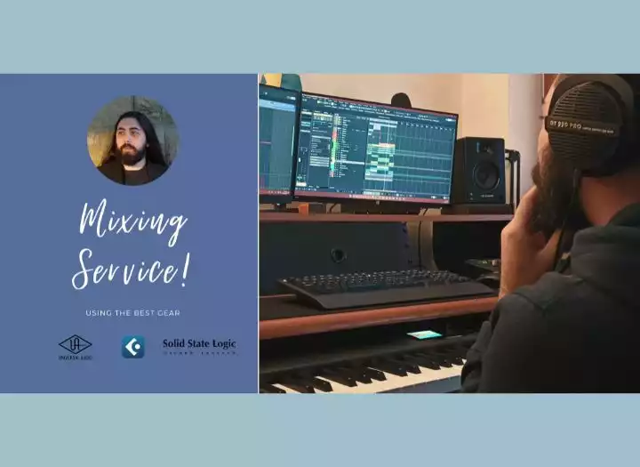 I will professionally mix your song from full stems