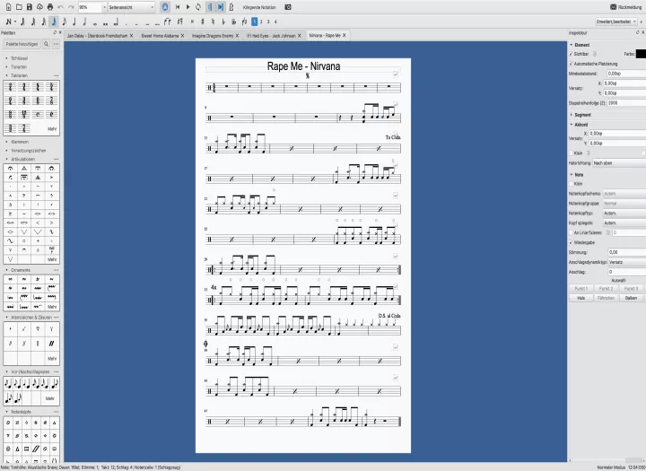 Professional Drum Transcription