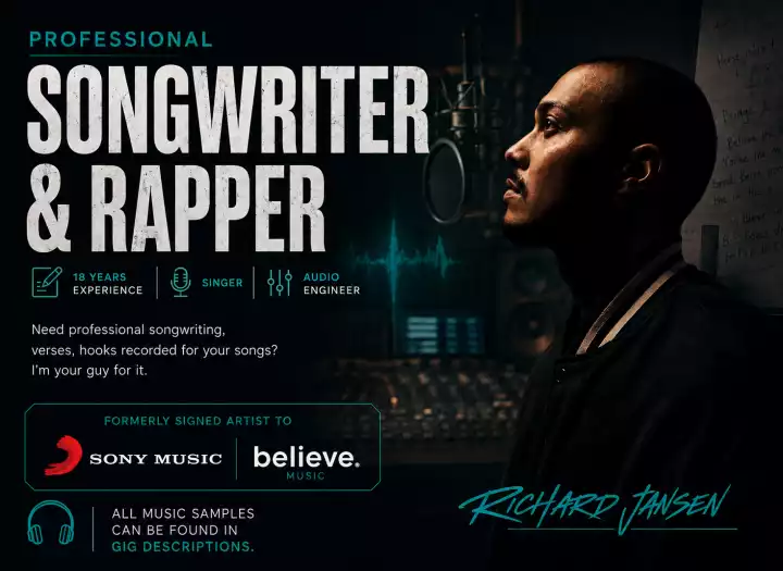I WILL CREATE A BESPOKE JINGLE FOR YOUR BRAND OR COMPANY
