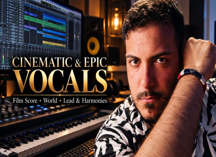 I will record cinematic, epic, and emotional vocals for film, trailers, and world music
