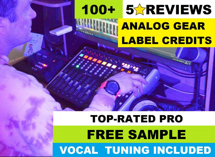 ANALOG MIX & MASTER—ANY GENRE⭐HIP HOP, R&B, RAP, RNB, AFROBEAT, HIP-HOP, POP, DRILL VOCAL MIX