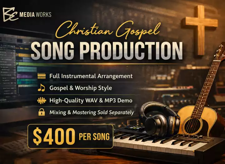 Christian Gospel Song Production Instrumental & Arrangement