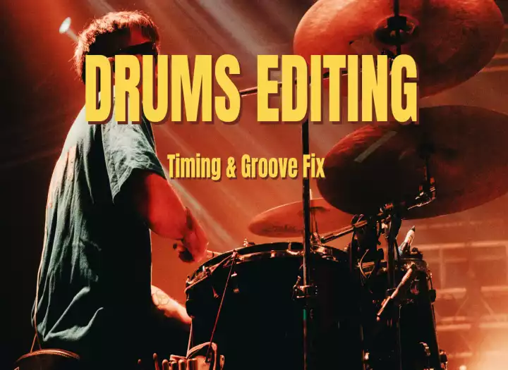 I will drum editing and quantization for a perfect mix on 24hs