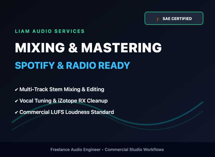 I will mix and master your song for Spotify