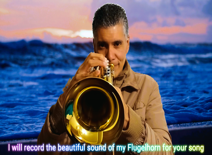 I will record an incredible Flugelhorn for your song