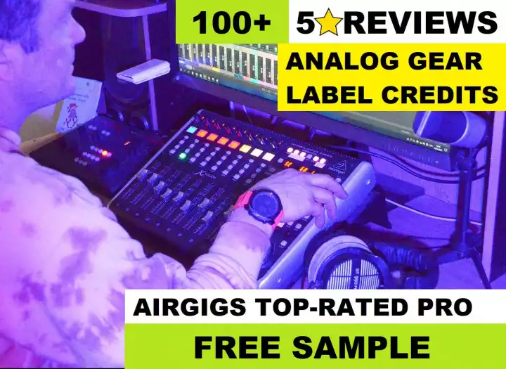CLUB-READY ANALOG MIX & MASTER ⭐EDM DUBSTEP DEEP HOUSE TECHNO PSYTRANCE DNB FUTURE BASS PSY TRANCE, TECH HOUSE BASS HOUSE PROGRESSIVE HOUSE TROPICAL HOUSE ELECTRO HOUSE, ANY ELECTRONICA