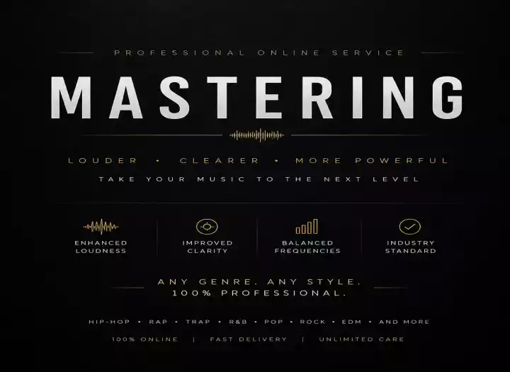 Mastering (stems or one file) / all files formats accepted
