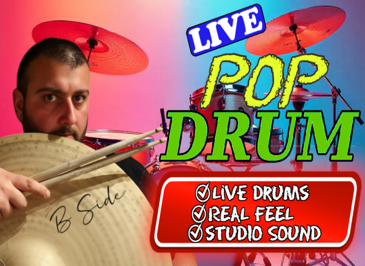 Live Indie Pop & Acoustic Pop Drum Tracks with Feel and Dynamics