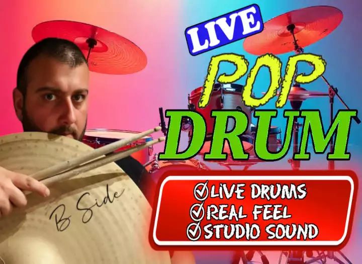Live Indie Pop & Acoustic Pop Drum Tracks with Feel and Dynamics