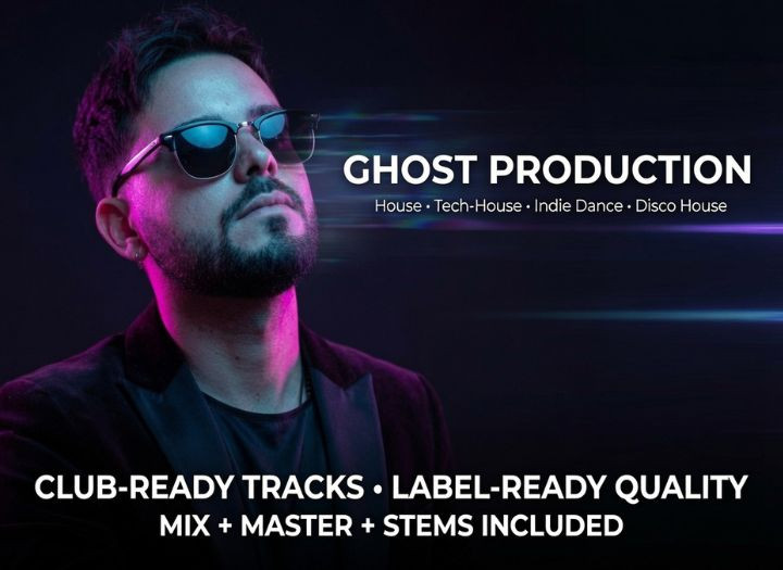 Professional Ghost Production | House, Tech-House, Indie Dance & Disco House