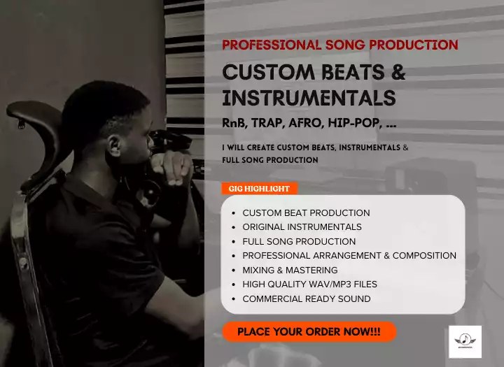 CUSTOM BEATS + MIXING AND MASTERING