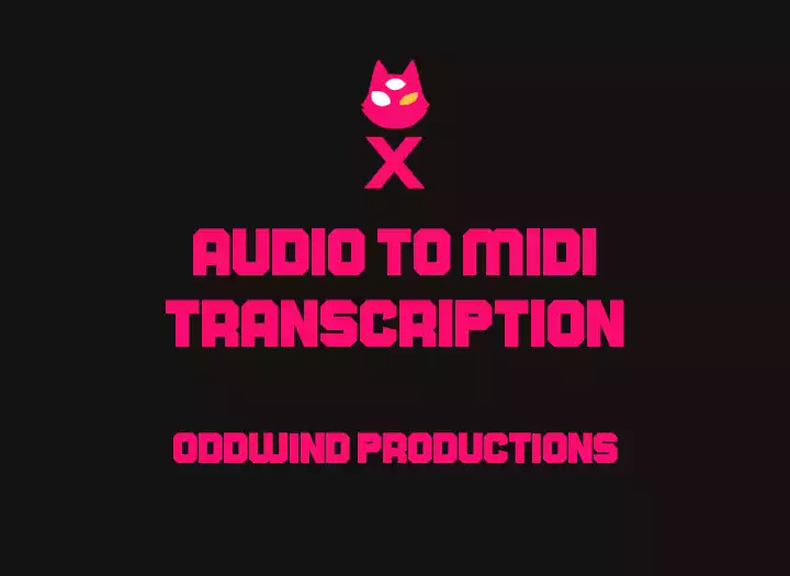 Audio to Midi Transcription of any popular songs or personal projects