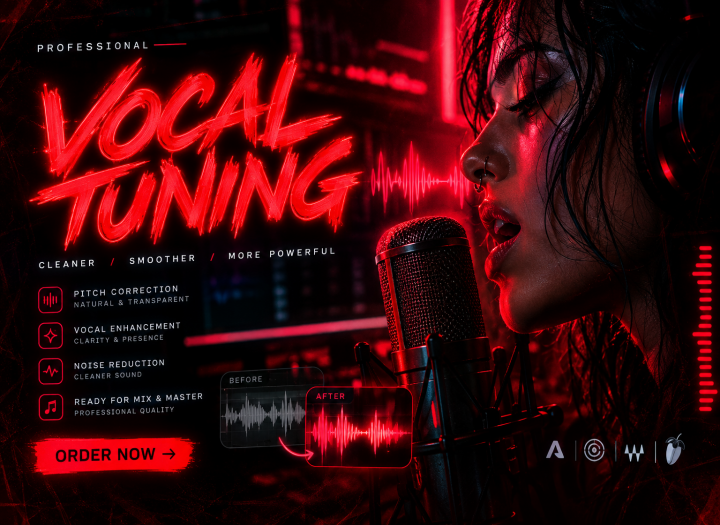 professional vocal tuning and editing