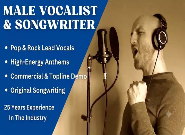 Elevate your Pop or Rock production with powerful, radio-ready lead vocals