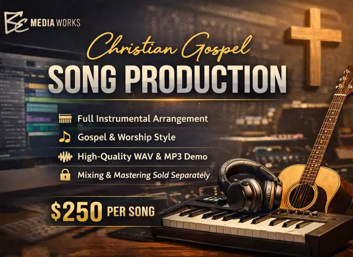 Christian Gospel Song Production Instrumental & Arrangement
