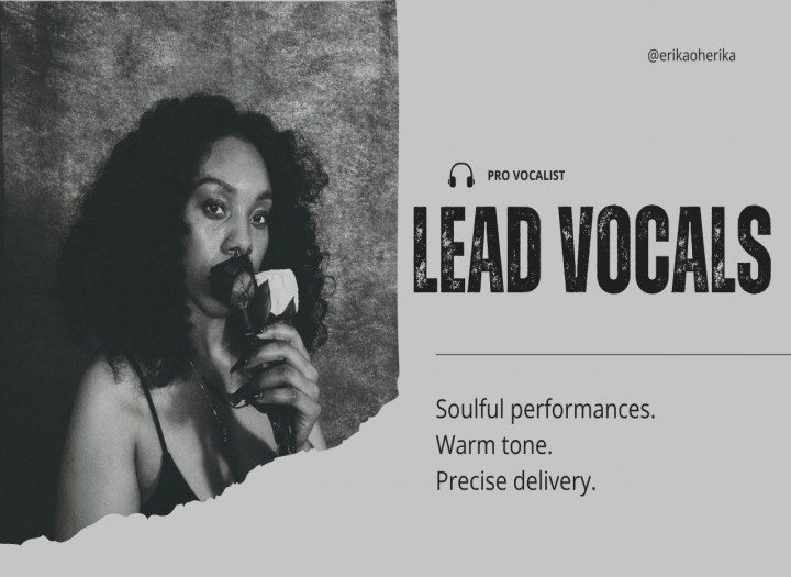 Professional Full-Song Lead Vocals