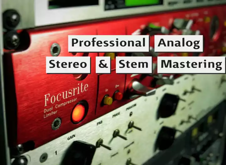 Professional Analog Stereo & Stem Mastering Rock, Alt, Pop-Punk