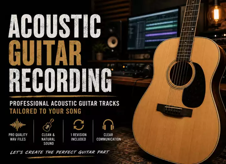 Professional Acoustic Guitar Recording for Your Song