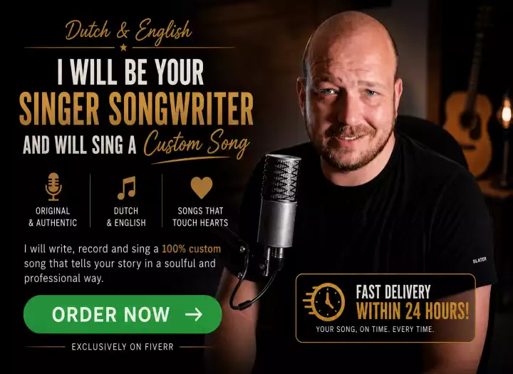 I will record professional vocals for your song in 24 hours