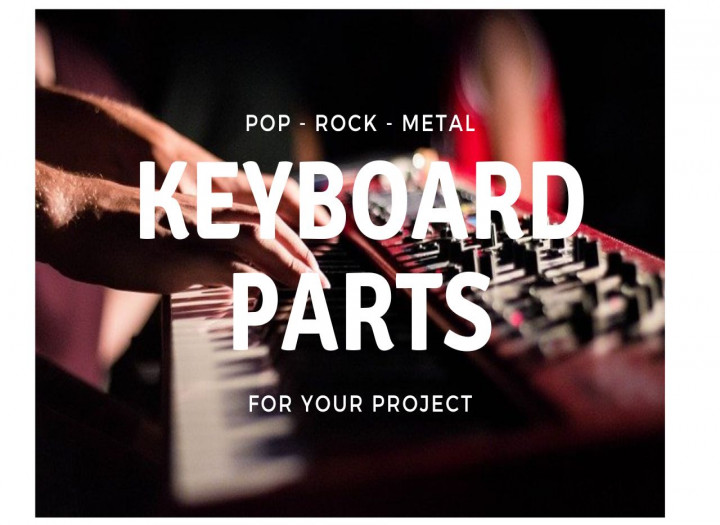 You will get custom rock & metal keyboard tracks — synths, piano, organ & orchestral layers