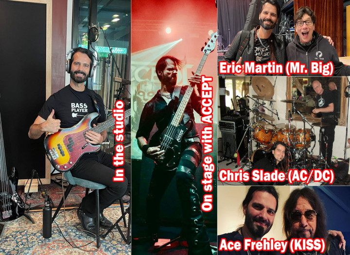 Bassist for ACCEPT with over 1,000 recording credits