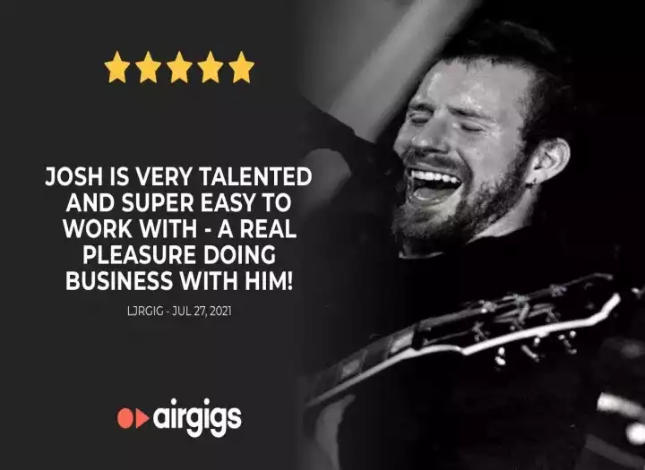 Rock/Pop/Acoustic guitarist for hire electric and acoustic