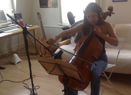 Cello tracks recording. Charged per track up to 60 secs- more voices charge seperately as per track.