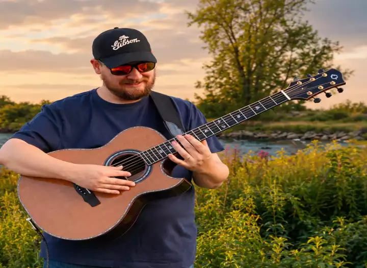 Acoustic & Electric Session Guitarist — Fingerstyle, Blues/Rock Solos & Atmospheric Textures
