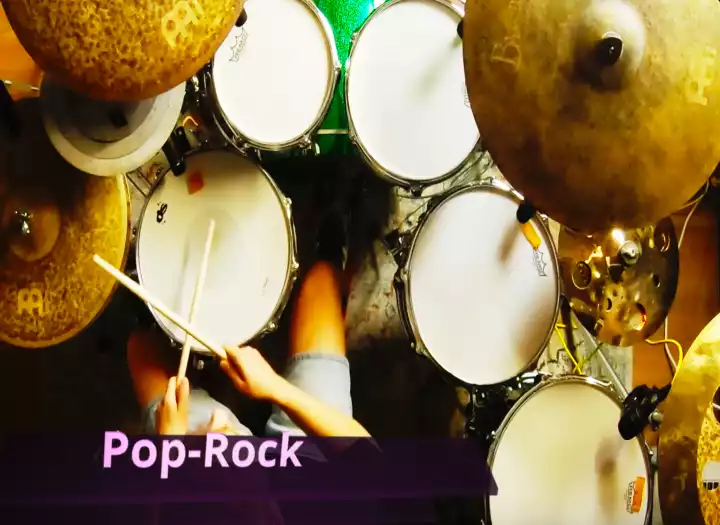 Groovy drum records for you Pop & Rock songs.