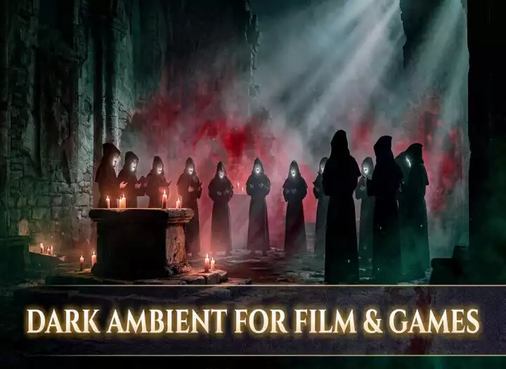 I will create cinematic gregorian monk choir chants, dark ambient music for film, games