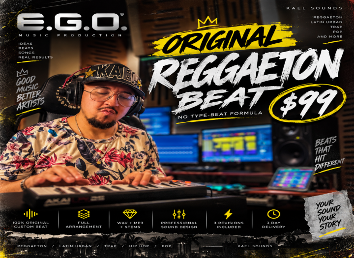 Original Reggaeton Beat | Custom Reggaeton Instrumental | Perreo, Romantiqueo, Trapeton & Latin Urban Beat | Custom Beat Production | No Type-Beat Formula