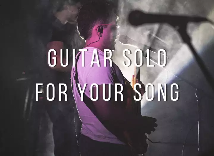 I will write and record the perfect rock/pop/metal guitar solo for your song - KICKSTART SPECIAL: 25 PERCENT OFF