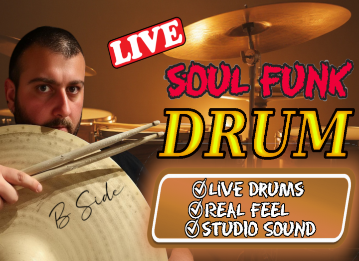 soul funk and neo soul live drum tracks for your song
