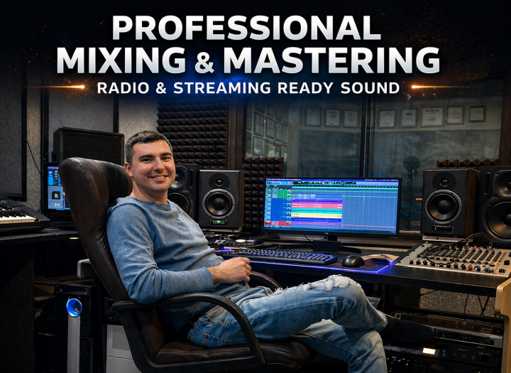 Professional Mixing Radio & Streaming Ready Sound