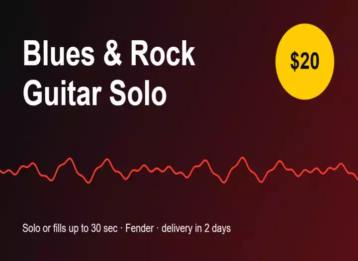 Blues or Rock Guitar Solo / Fills For Your Song