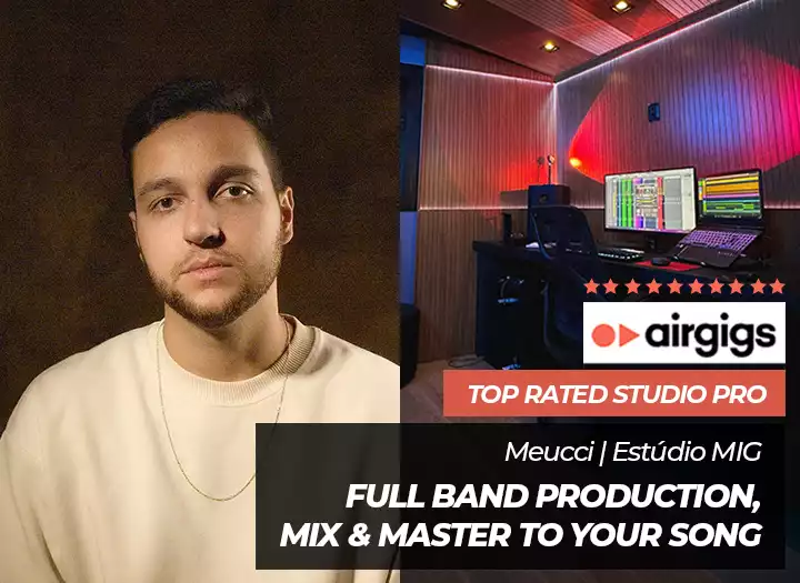 FULL BAND PRODUCTION, MIX & MASTER TO YOUR SONG