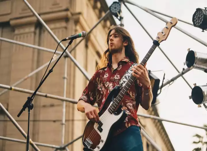 Professional bass player