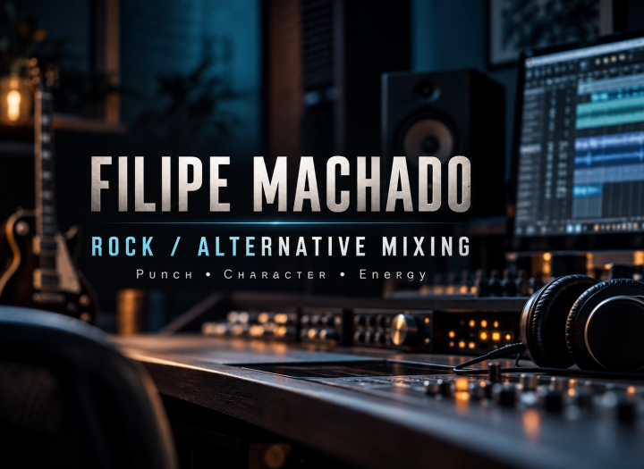 Rock & Alternative Mixing — Punchy, Raw & Release-Ready